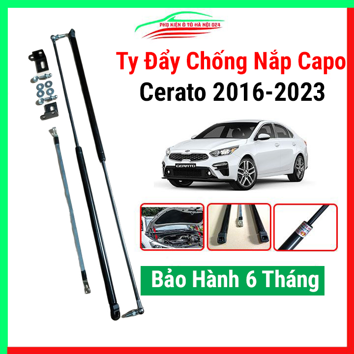 Bộ 2 ty thủy lực chống nắp capo Kia Cerato 2016-2023, ben hơi đẩy capo ô tô có kèm phụ kiện