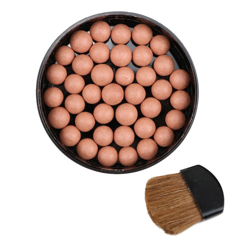 1Pc Makeup Face Matte Blusher Ball 3 In 1 Blush Eyeshadow Contour Cosmetics Powder Balls #4 cao cấp
