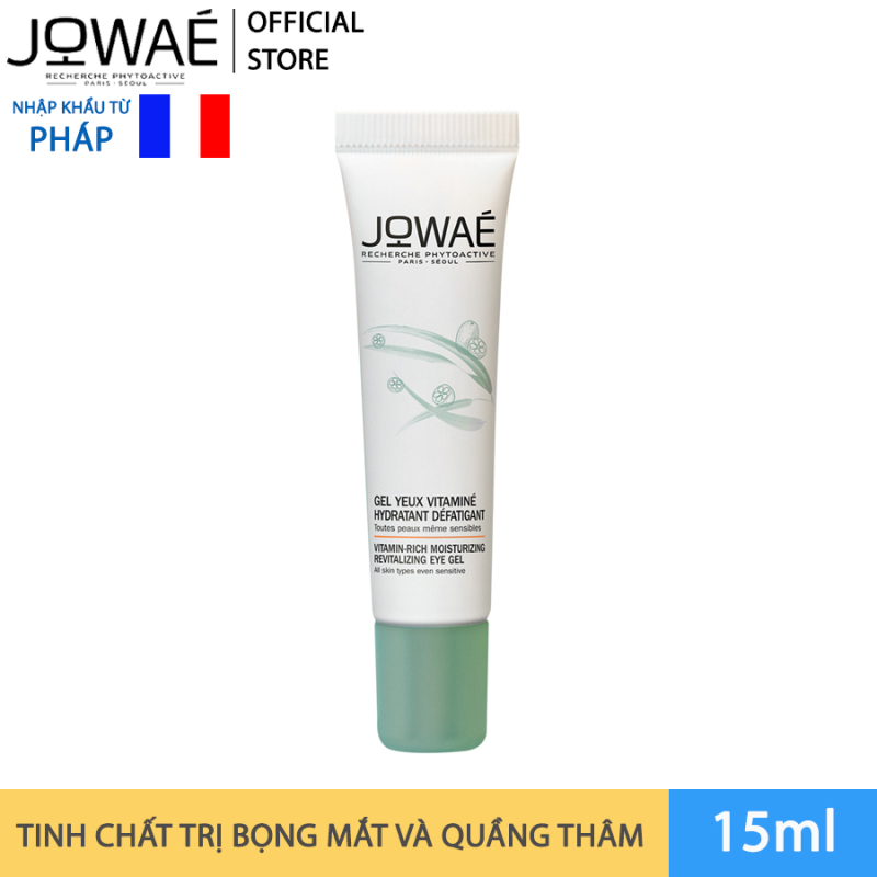 Tinh chất JOWAE mờ bọng mắt và quầng thâm Mỹ phẩm thiên nhiên nhập khẩu Pháp Vitamin – Rich Moisturizing Revitalizing Eye Gel 15ml giá rẻ