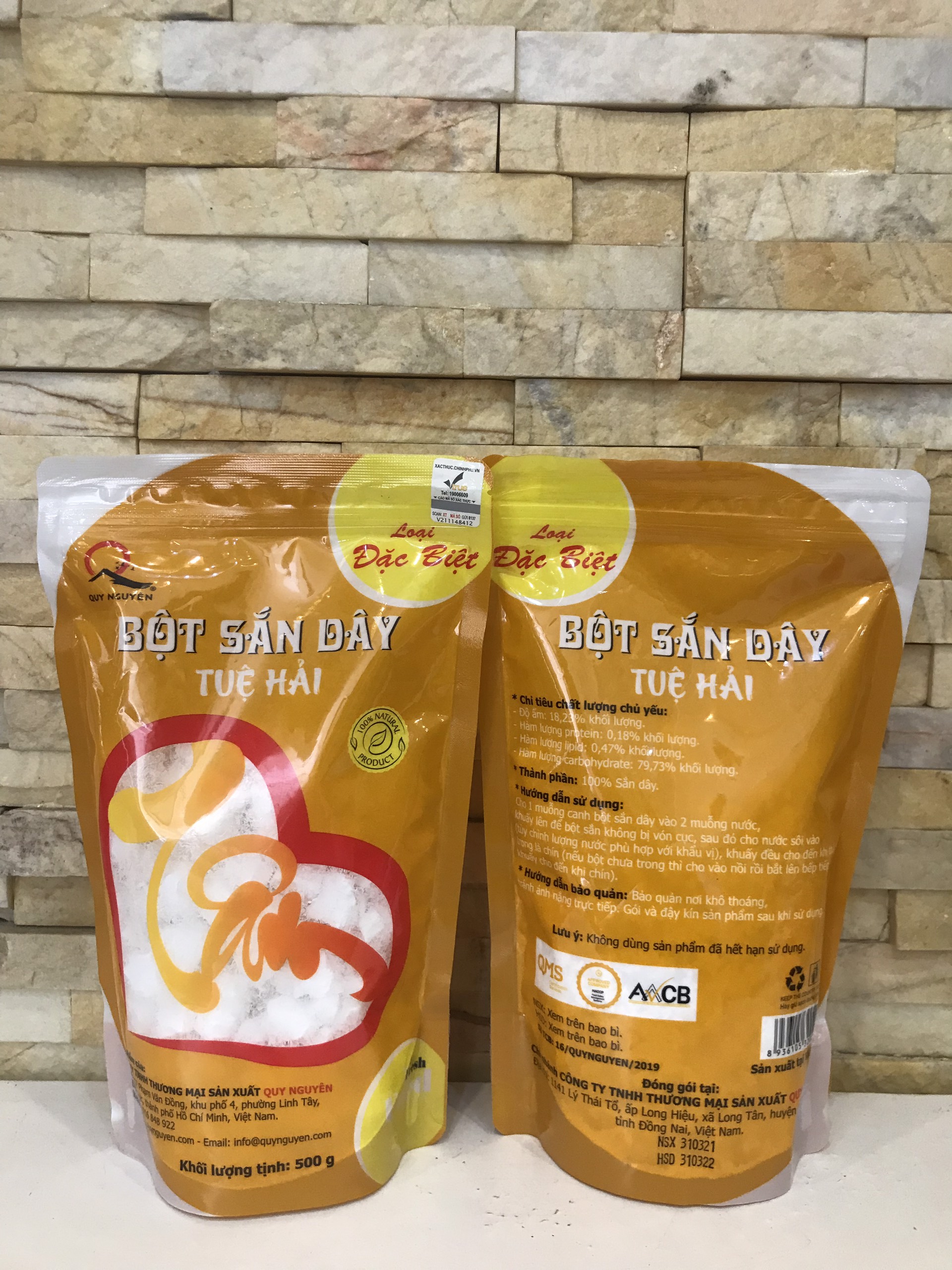 BỘT SẮN DÂY QUY NGUYÊN 500G