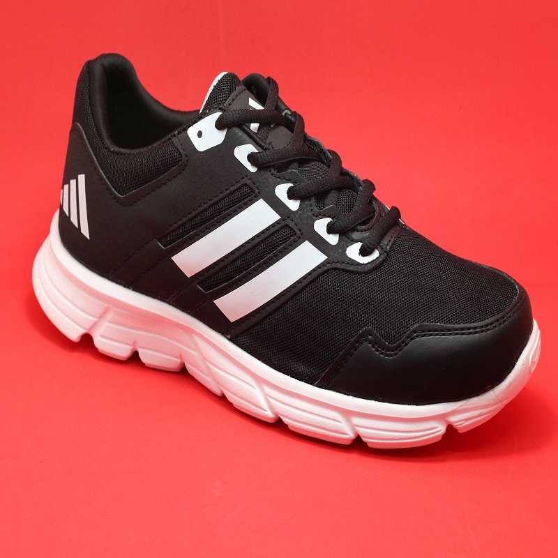 [HCM]Giày sneaker nam nữ đen sọc trắng size 35 đên 43 SP102