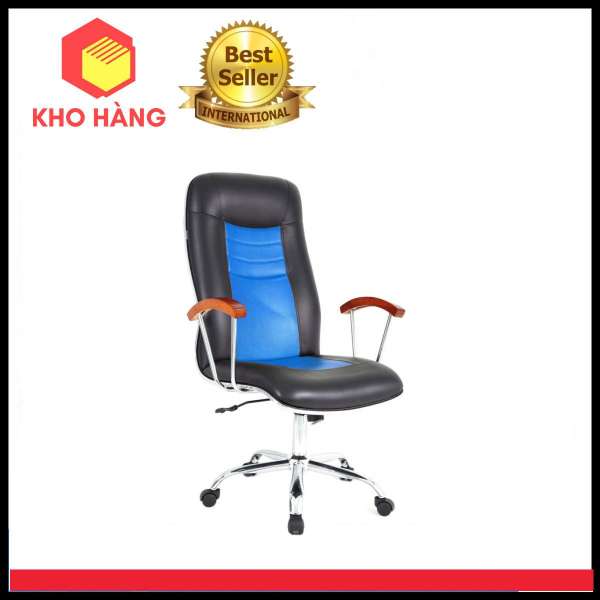 Ghế Dành Cho Văn Phòng Cao Cấp Chân Xoay KHCM6317 (Xanh)