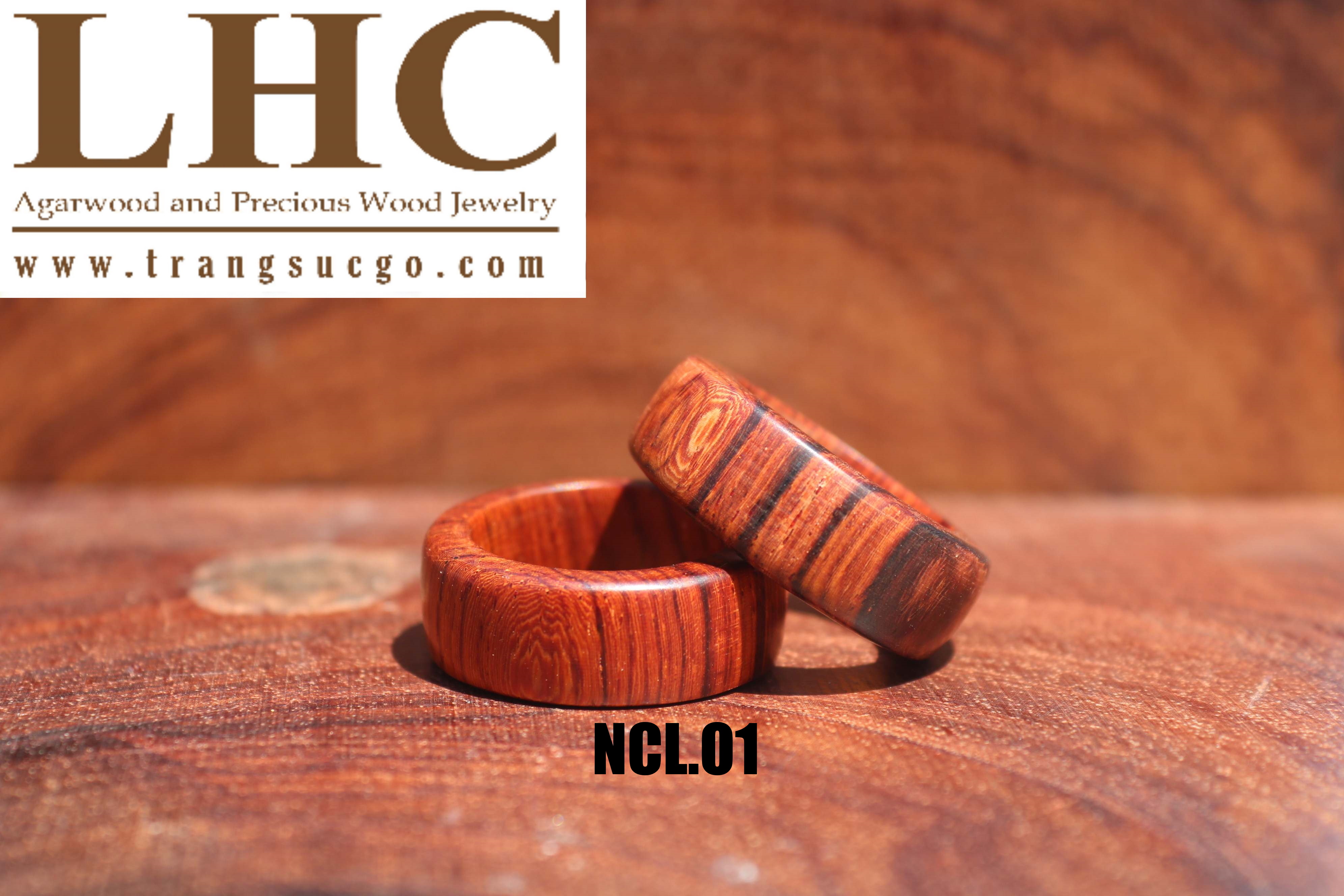 Nhẫn Gỗ Cẩm Lai (NCL.01)
