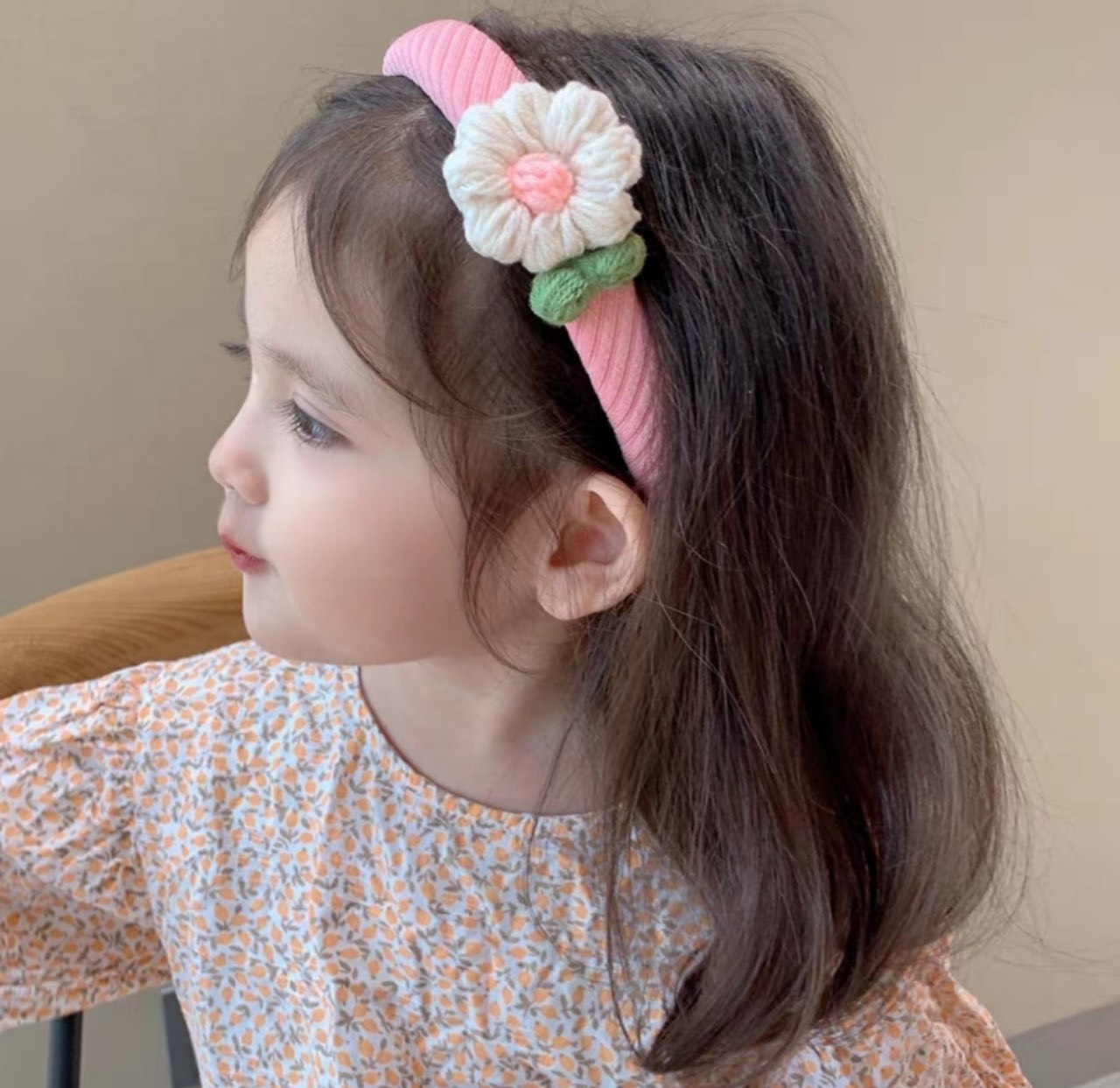 Kẹp ren nơ hoa phối ruy băng màu sắc ngọt ngào dễ thương phong cách Hàn
