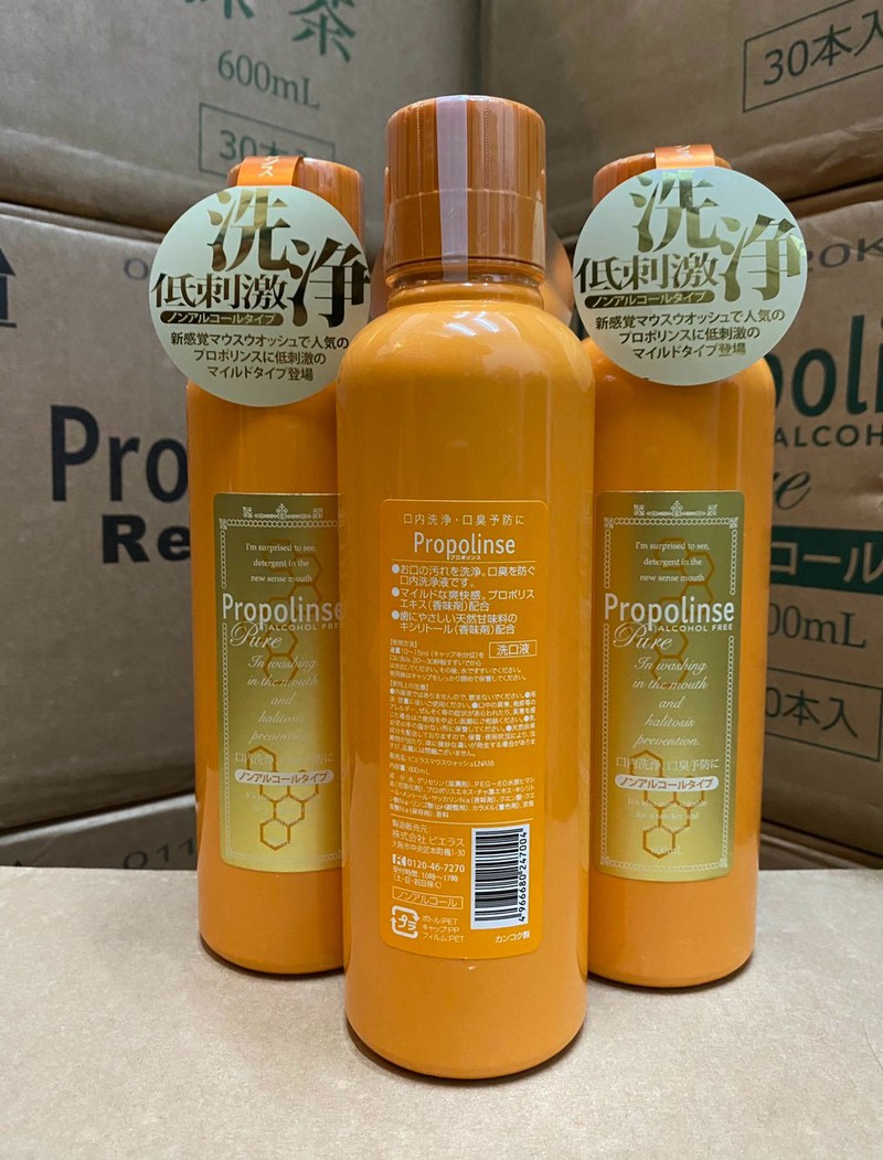 [HCM]Nước súc miệng propolinse Refresh Nhật Bản 600ml