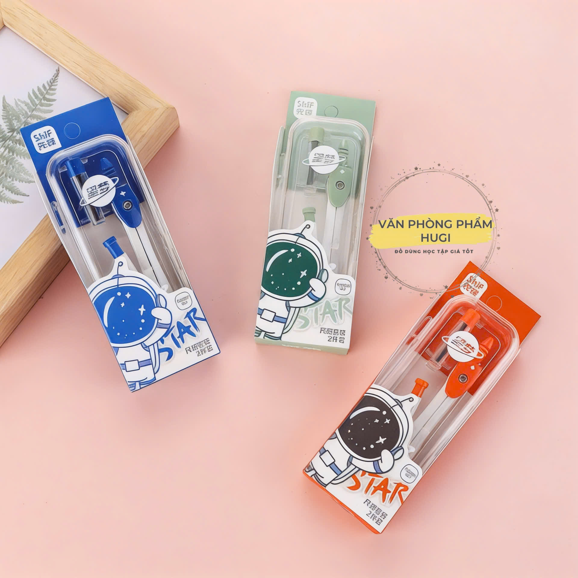Hộp Compa Chì Bấm Vẽ Kỹ Thuật (ShiF 3121) Thân Kim Loại Chắc Chắn Dành Cho Học Sinh