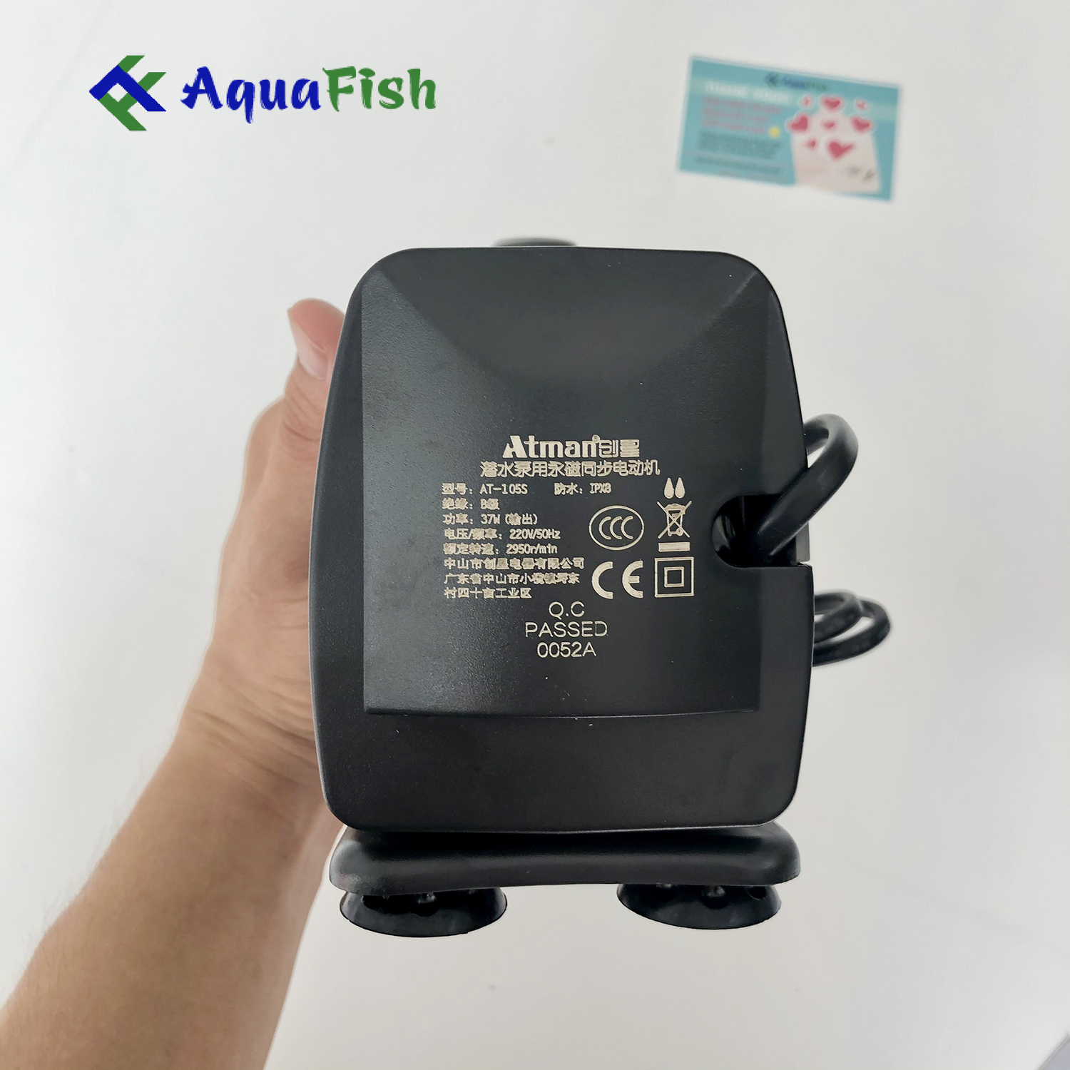Water pump for aquarium Atman 104S to 107s (pump, power-saving and smoothness)
