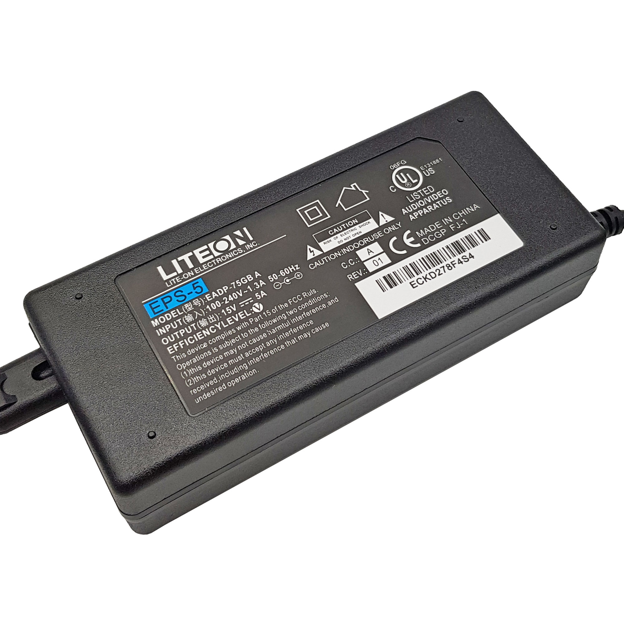 Nguồn adapter LITEON 15V 5A