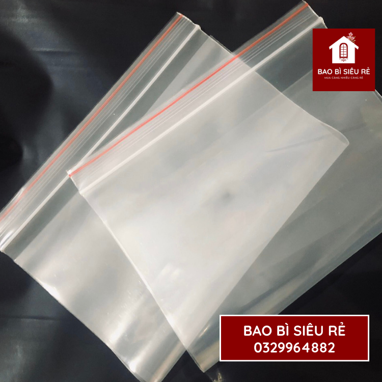 HCM Freeship | 0.5kg - Túi zip chỉ đỏ đủ các size
