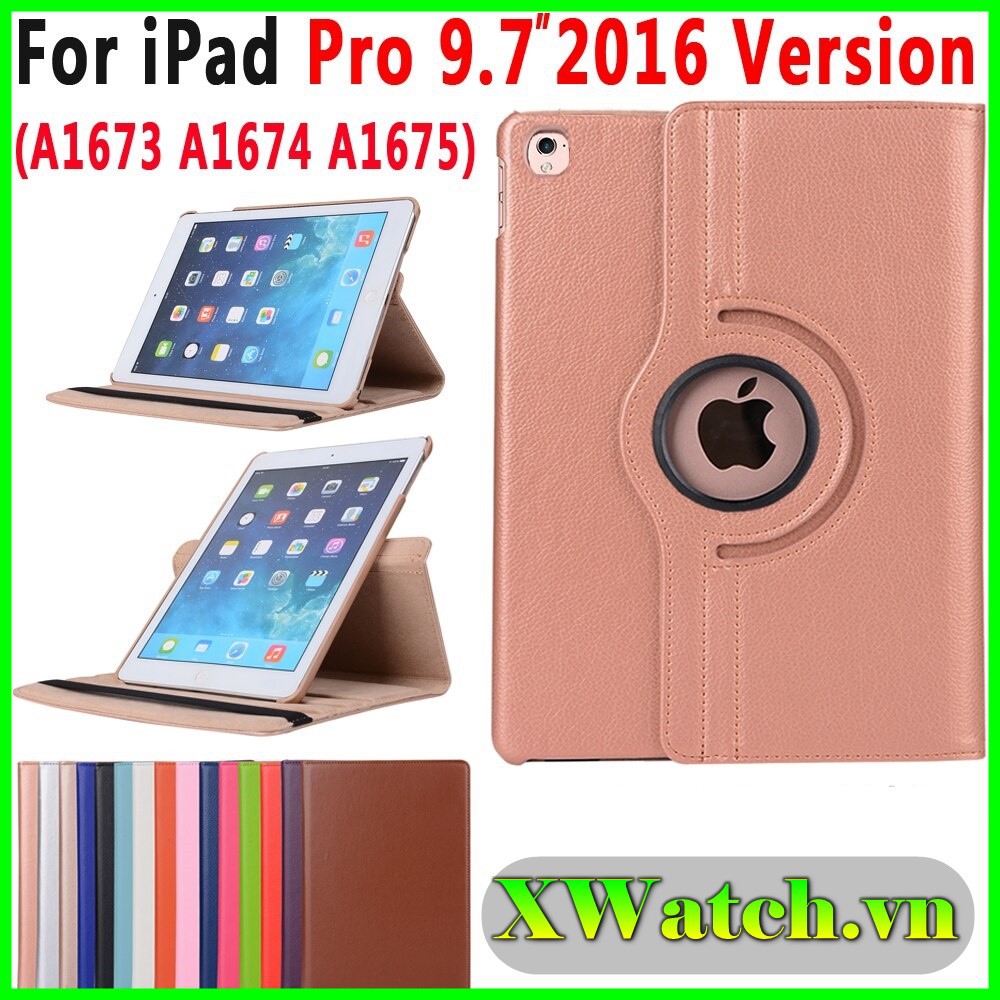 Bao da ipad - bao xoay 360 độ ipad pro 9.7 2016 model a1673, a1674, a1675