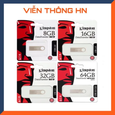 USB 2.0 Kingston DataTraveler SE9 4gb 8GB 16GB 32GB 64gb - CÓ NTFS - CAM KẾT BH 5 NĂM 1 ĐỔI 1