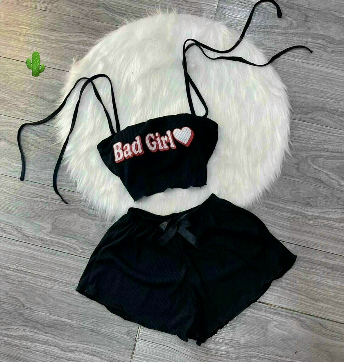 Sét bộ áo dây girl + quần kiểu (áo có mút ngực )