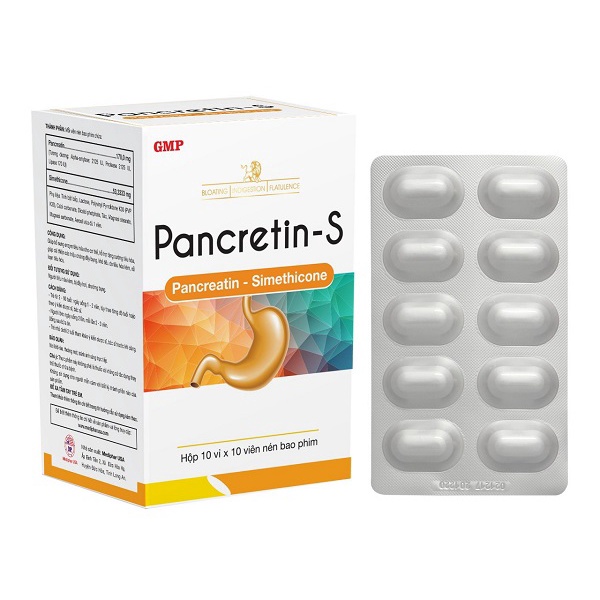 Pancretin-S bổ sung enzyme tiêu hóa cho cơ thể, tăng cường tiêu hóa