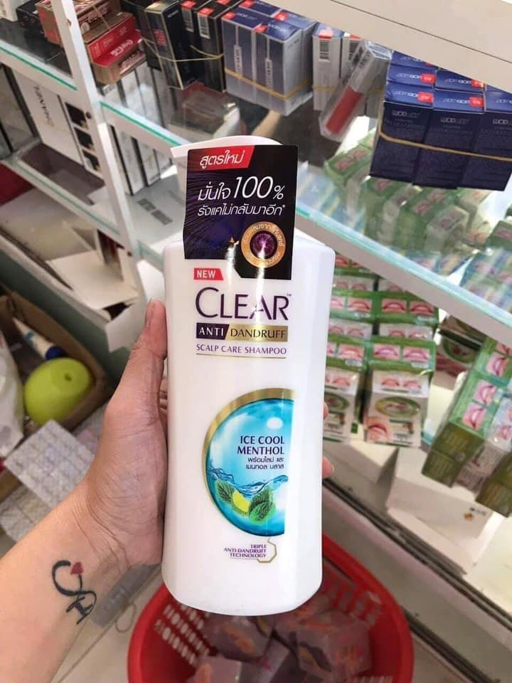 DẦU GỘI ĐẦU CLEAR BẠC HÀ THÁI LAN - 370ml/chai