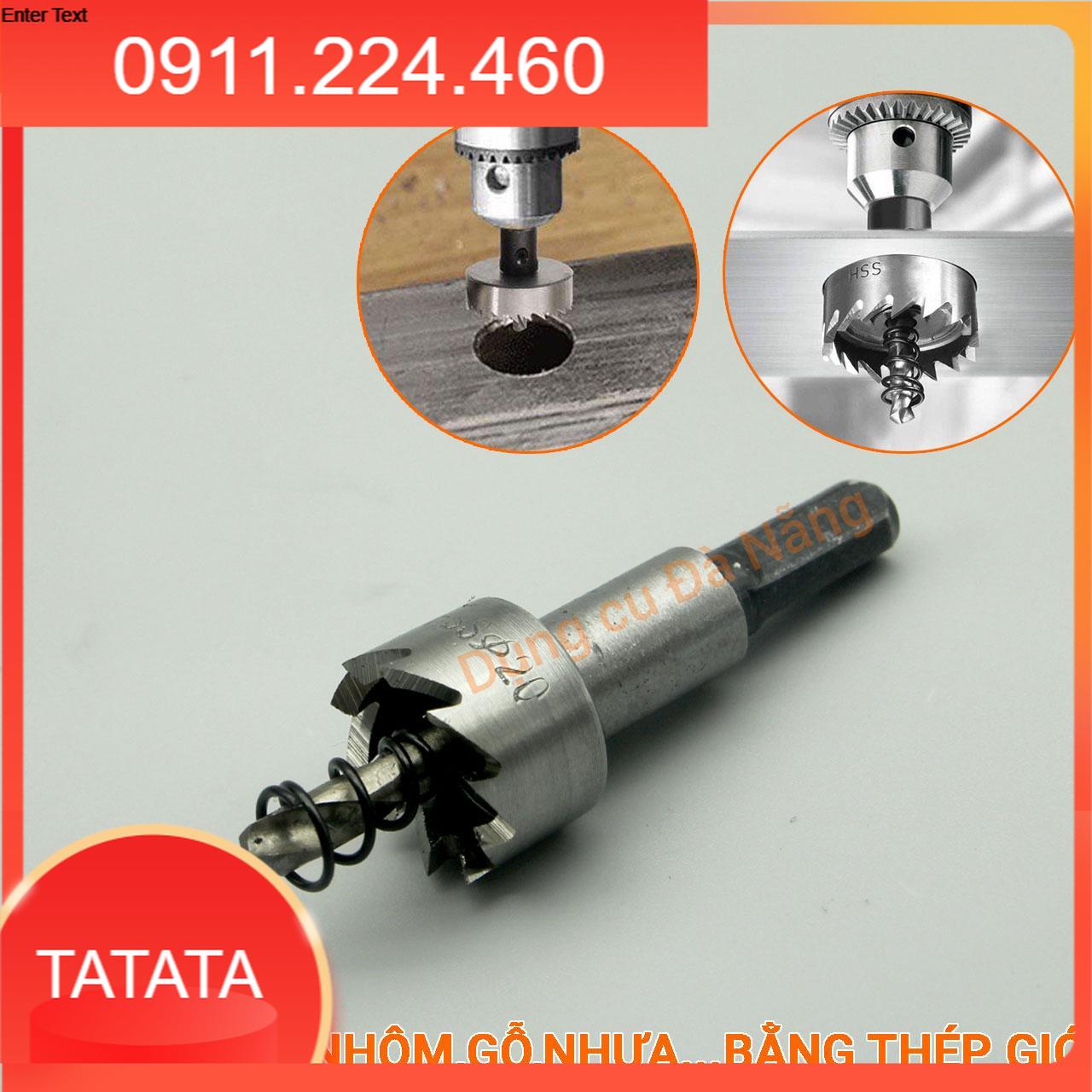 Mũi khoan khoét lỗ nhôm các cỡ 16-30mm