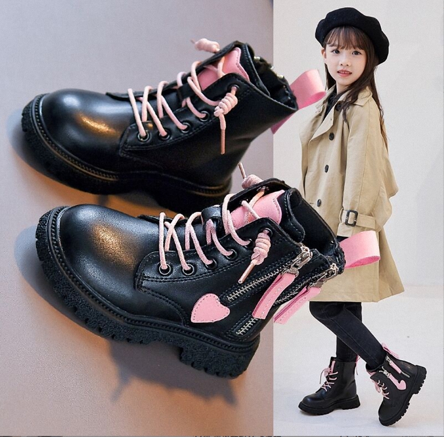 Giày Boot da mềm cho bé gái ( cao cấp ) tuổi phong cách hàn quốc - BB249