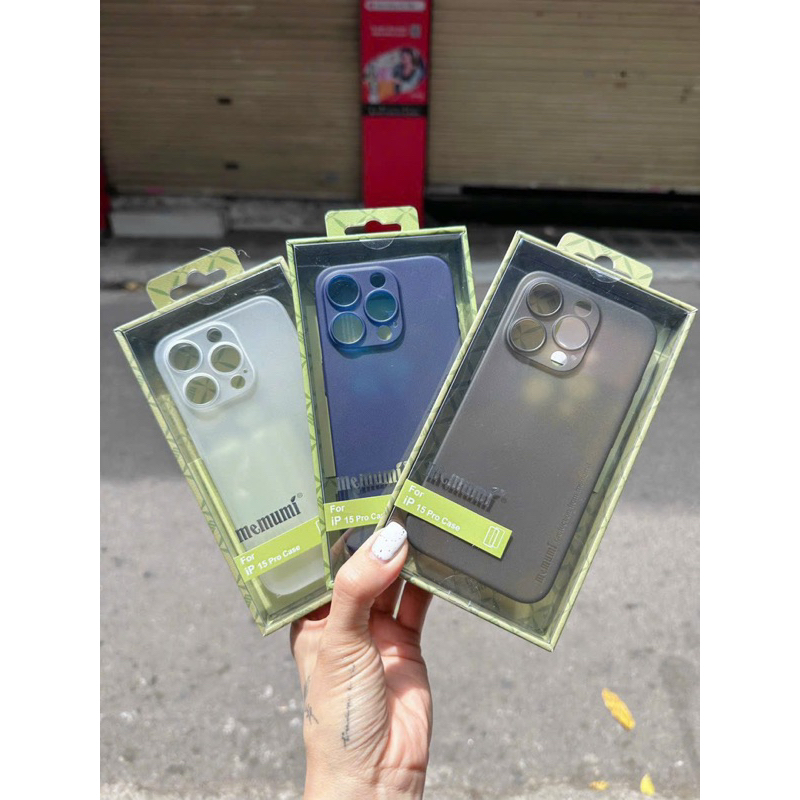 Ốp Thin siêu mỏng Memumi Iphone 16/ ip16 pro/ ip16 plus/ ip16 pro max