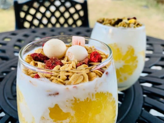Ngũ cốc sữa chua hoa quả sấy khô (S.chua tím 400g)