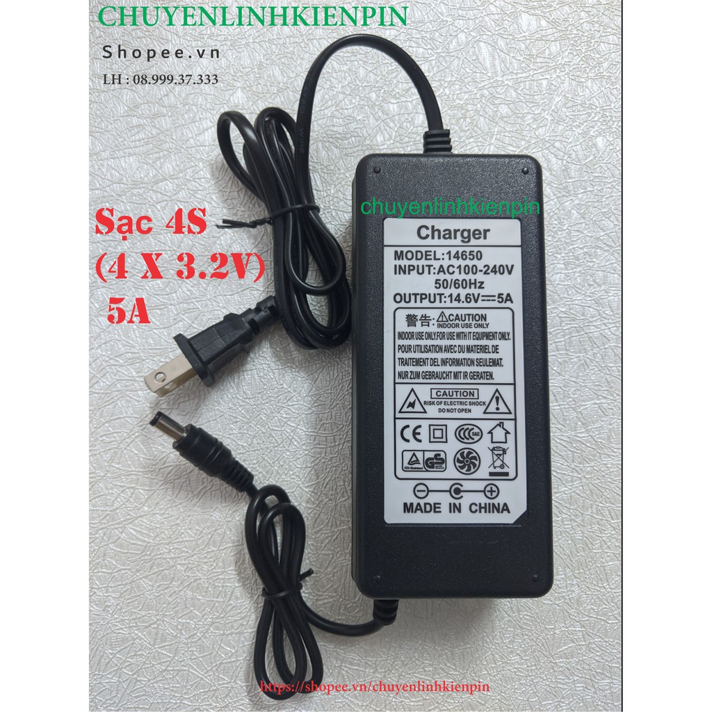 Sạc Lifepo(3.2V) 4S 14.6V 5A có quạt ( BL64 58 )