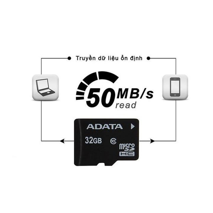 ( SIÊU HOT ) Thẻ nhớ 32GB Micro SDHC C10 + Tặng Đầu Đọc Thẻ Nhớ Micro