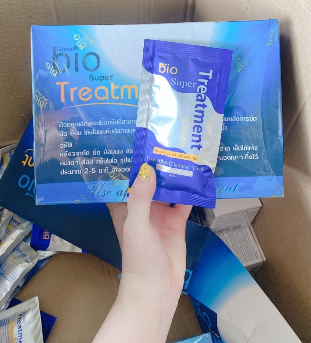 LẺ 01 GÓI Ủ Tóc Phục Hồi BIO SUPER TREATMENT 30g - Thái Lan