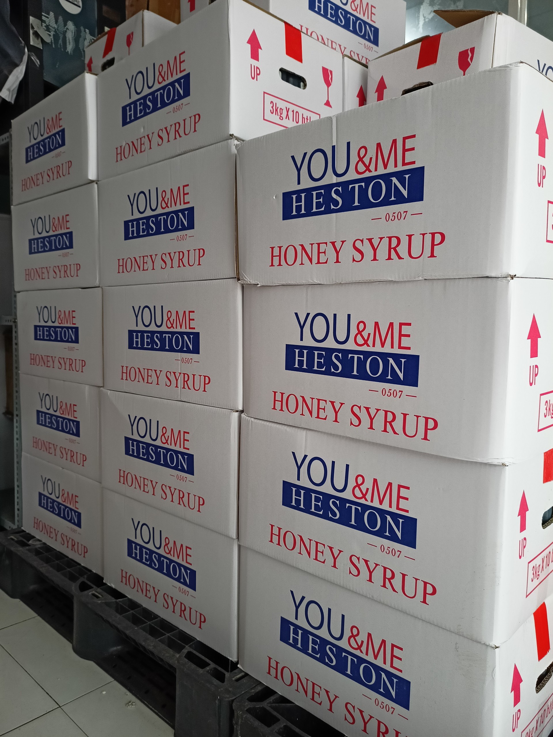Syrup mật ong Heston Đài Loan can 3kg