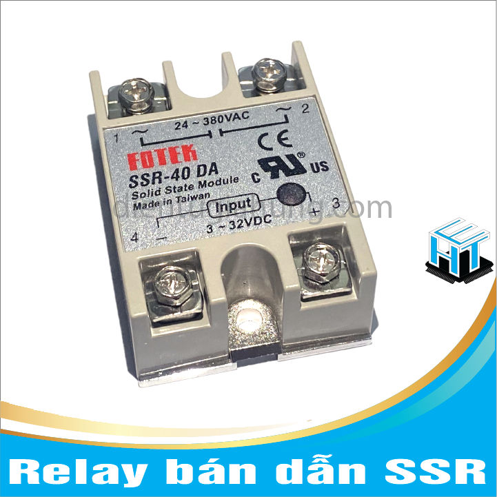 Relay bán dẫn SSR-40DA - 40A/60DA - 60A/100DA - 100A