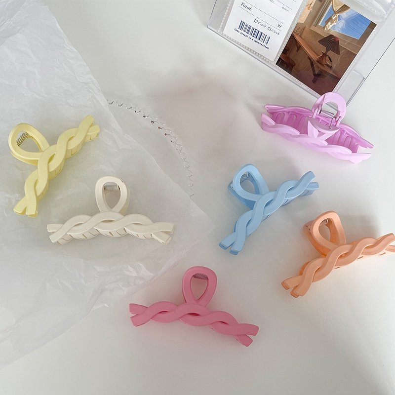 GẤP TÓC XOẮN PASTEL 11CM