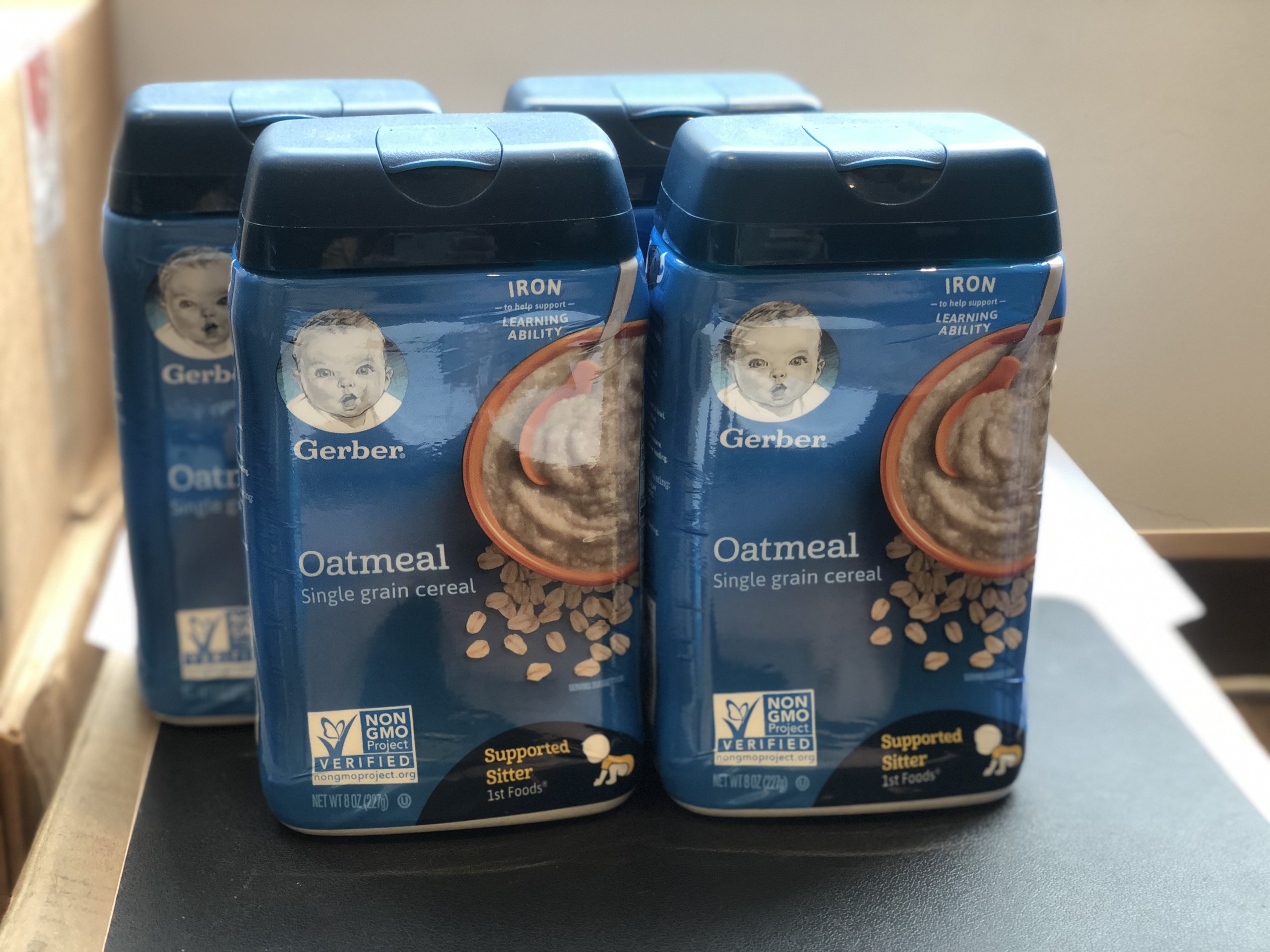 [HCM]Bột ăn dặm Gerber Mỹ Oatmeal hộp 227g (DATE 3/2021)