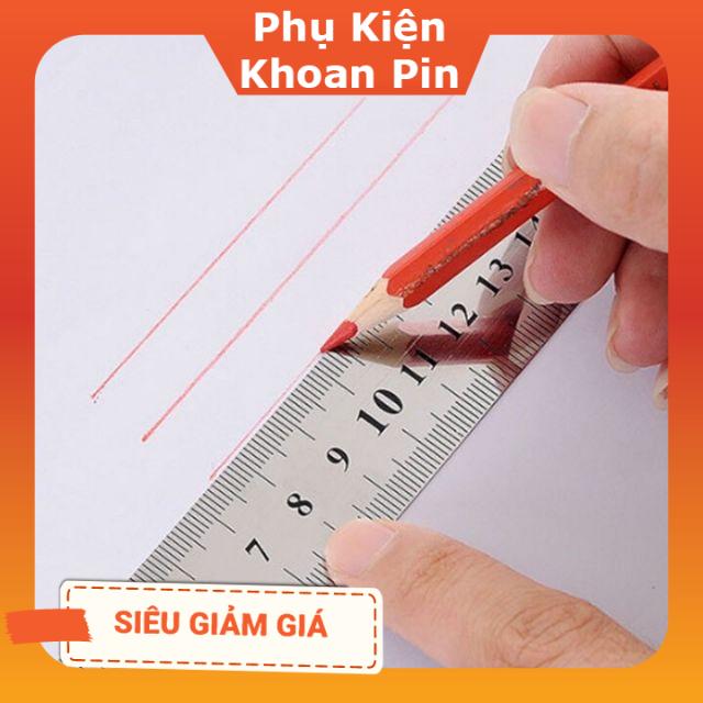 Thước lá - kẻ sắt, thước kẻ 30cm