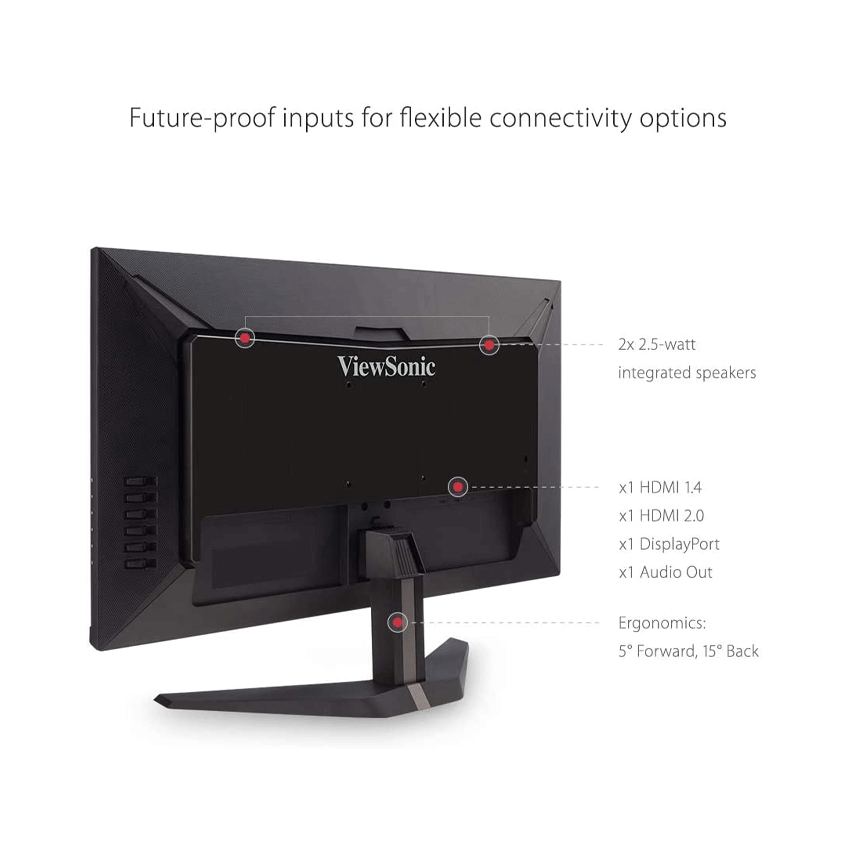 [Trả góp 0%]Màn hình Viewsonic VX2758-P-MHD (27 inch/FHD/LED/TN/144Hz/1ms/300 nits/DP+HDMI)