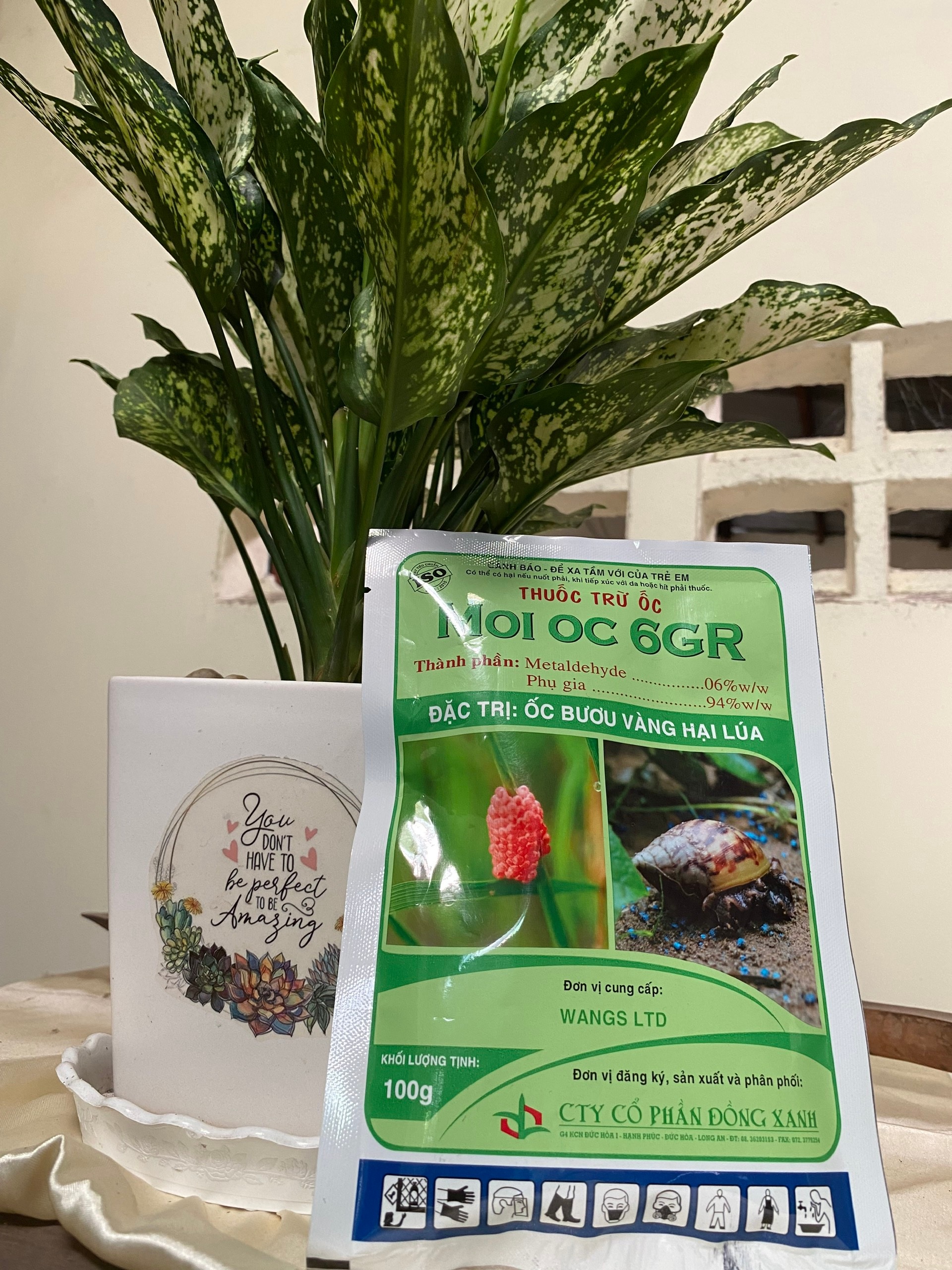 BẢ TRỪ ỐC MOI OC 6GR GÓI 100GR