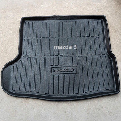Lót Cốp Nhựa Xe Mazda 3 Sedan 2020 2021 2022 2023 Chất Liệu Nhựa Dẻo Cao Cấp Chống Thấm Nước, Không Mùi, Có Độ Bền Cao, Dễ Dàng Vệ Sinh Lau Rửa