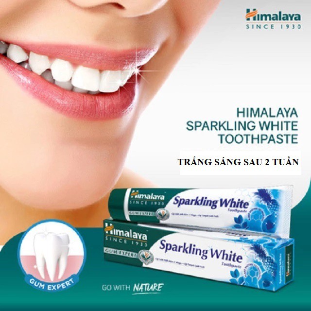 KEM ĐÁNH RĂNG TRẮNG SÁNG HIMALAYA SPARKLING WHITE TOOTHPASTE