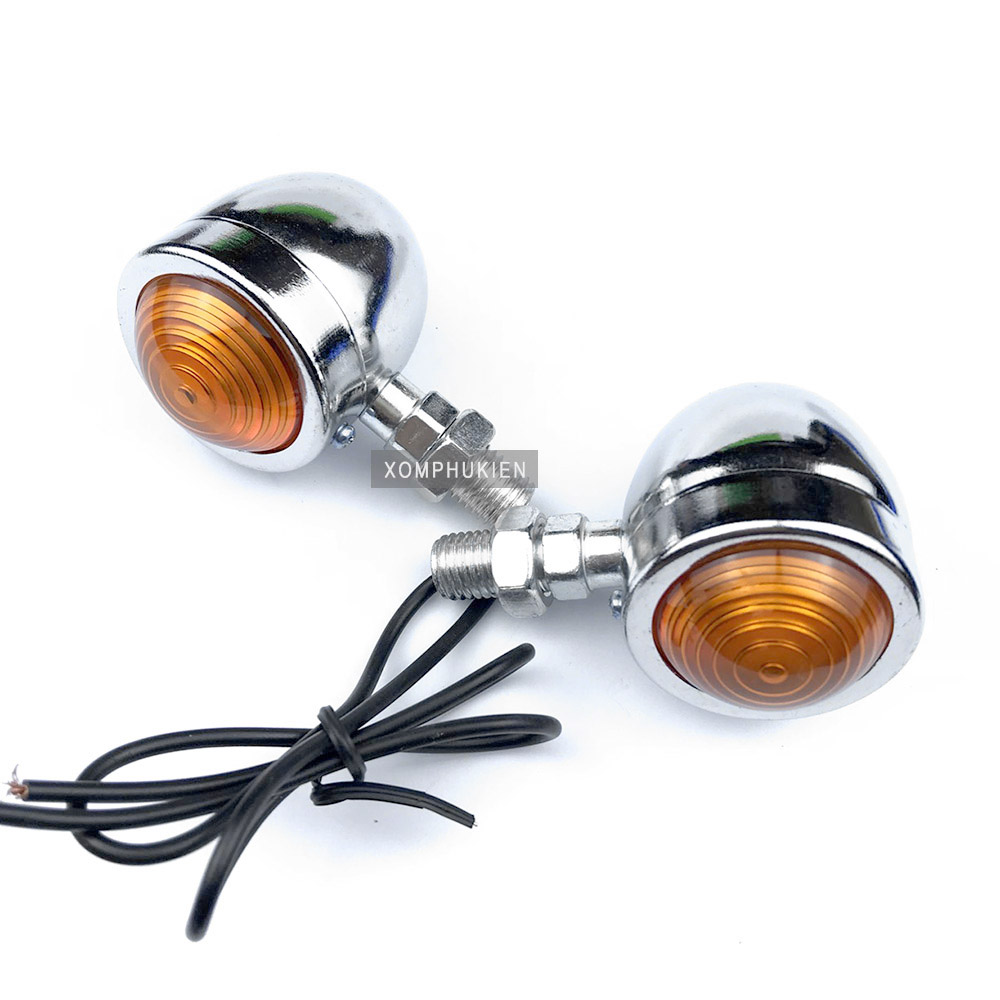 [HCM]Xi Nhan Hột Gà Gắn Xe Máy [ 1 Đôi Màu Bạc ]