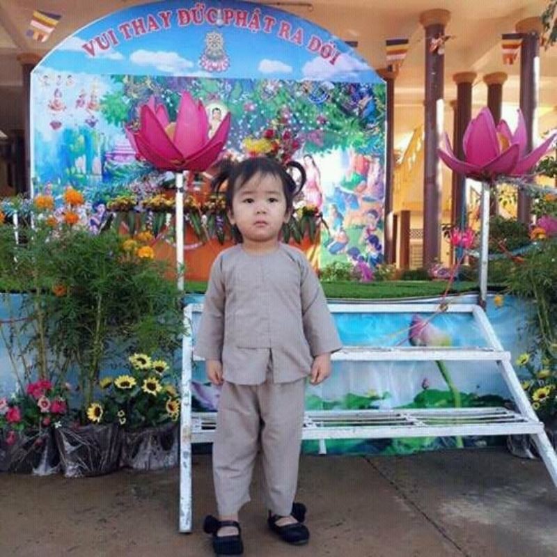 Đồ  lam Đi chùa  cho bé # vạc Hò