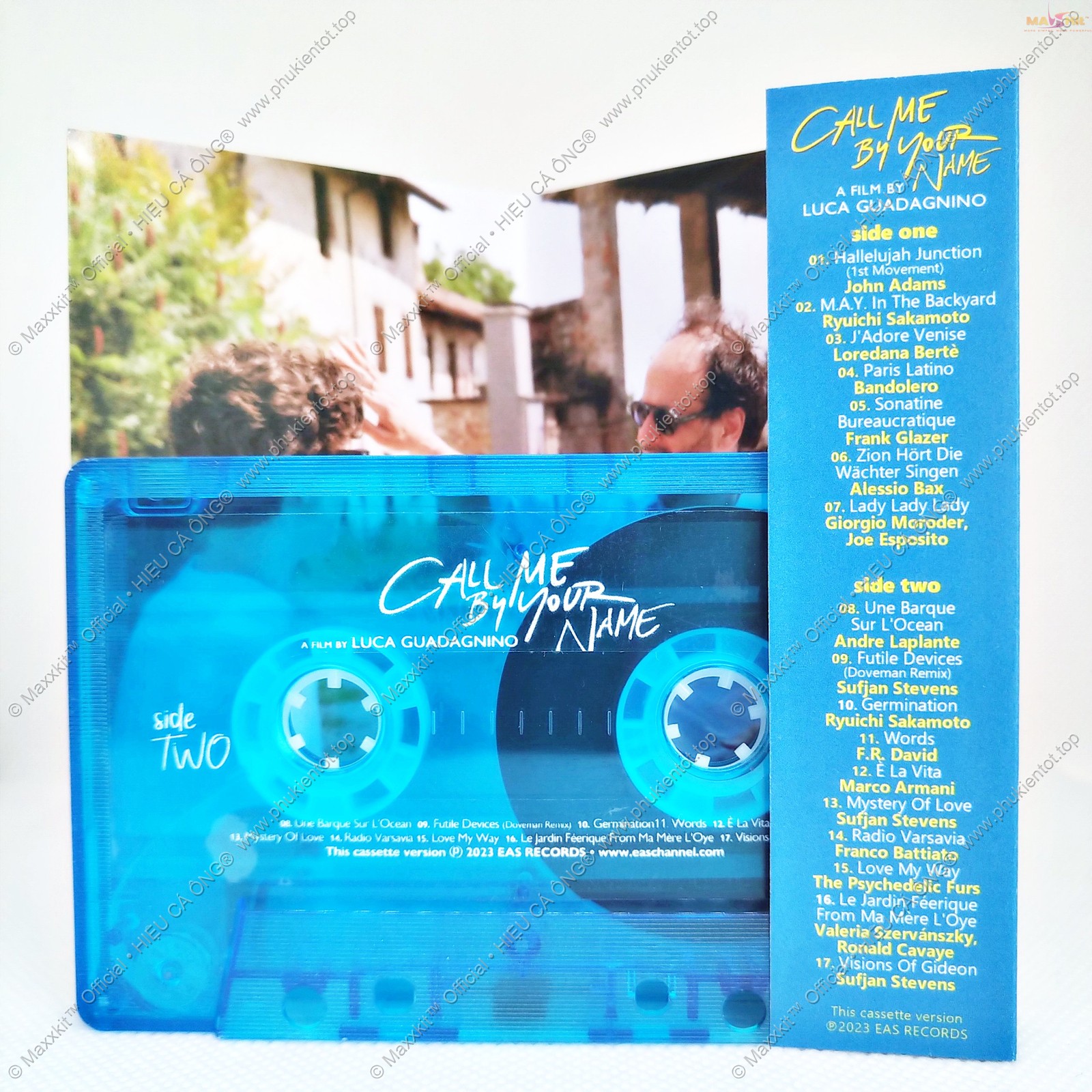 Băng cassette OST Call Me By Your Name (Ocean Blue Tape) - EAS Records