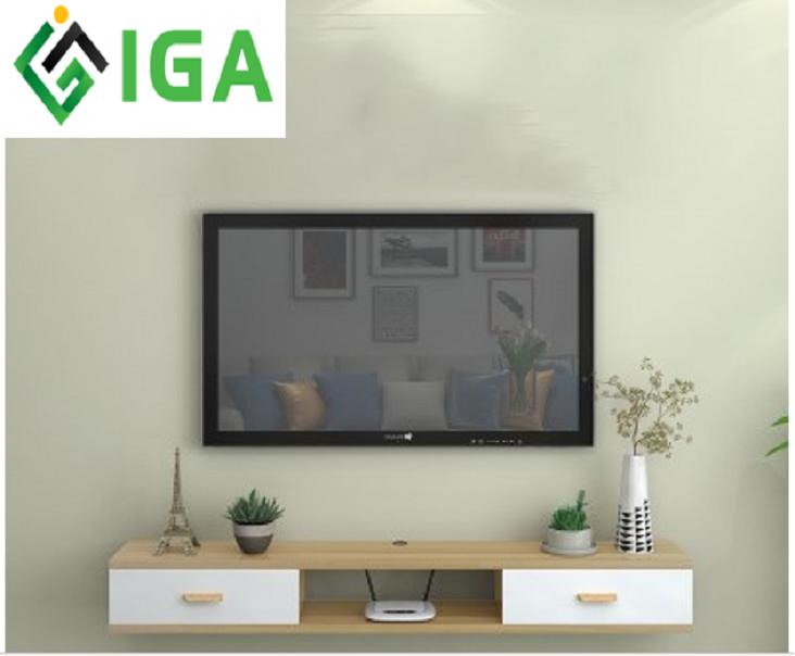 Kệ tivi treo tường để đầu thu, loa, wifi MK2