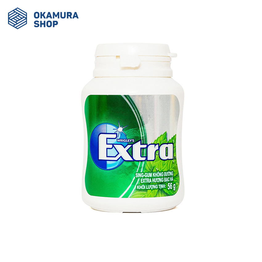 [HCM]KẸO SINGUM EXTRA KHÔNG ĐƯỜNG 56g (Có 3 mùi)