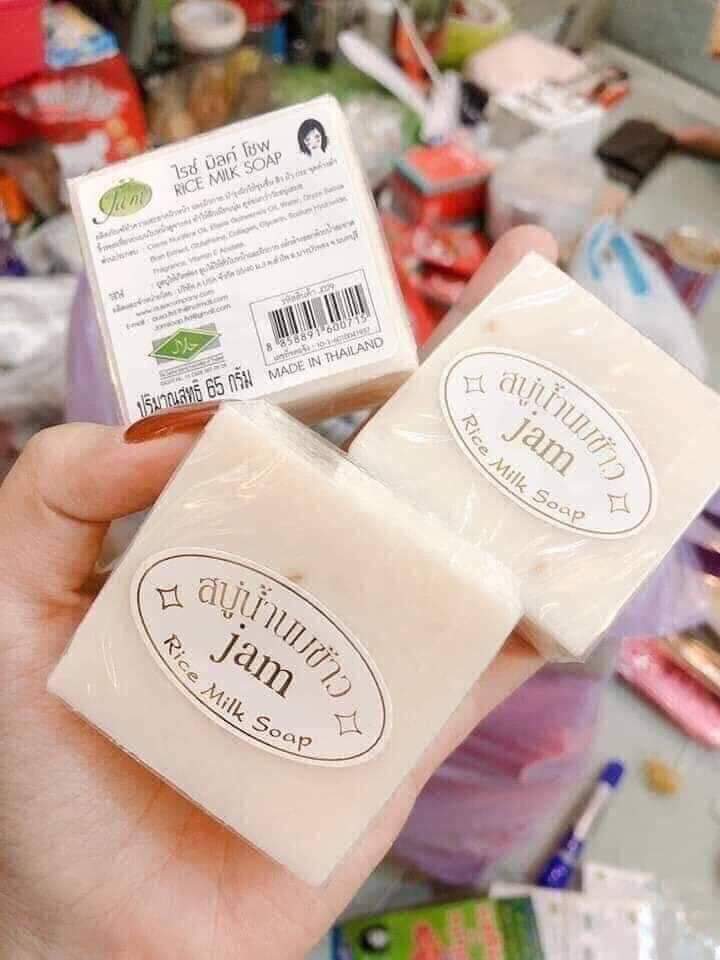 [HCM]12 Cục xà phòng cám gạo Thái Lan