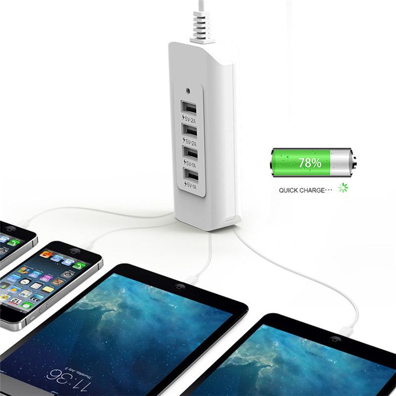 Ổ CẮM ĐIỆN SẠC ĐA NĂNG 4 CỔNG USB.