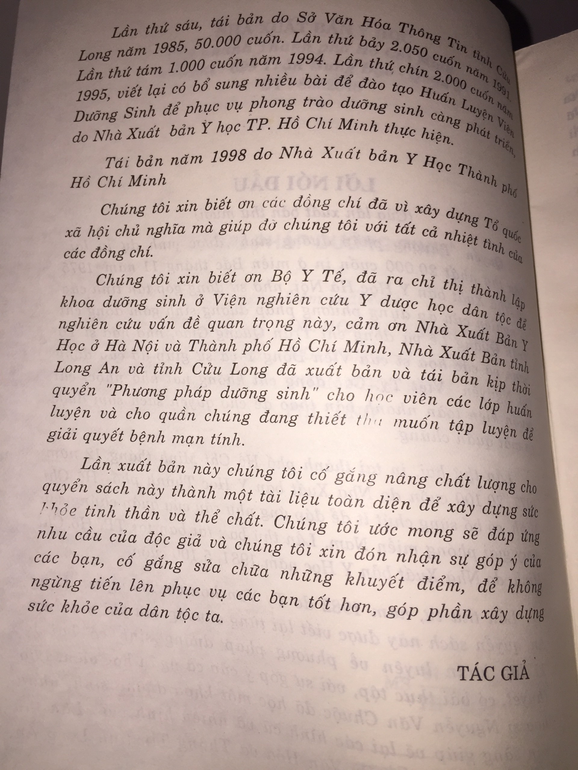 Sách  Phương Pháp Dưỡng Sinh