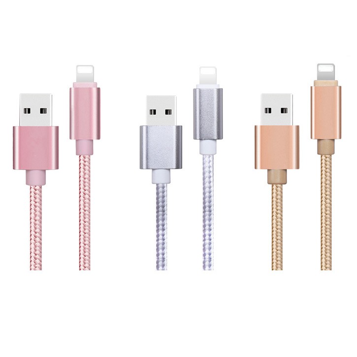 CÁP SẠC IPHONE DÂY DÙ NGẮN 20CM - DIY037