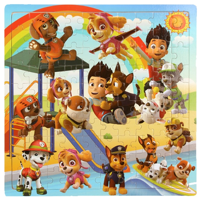 Ghép hình puzzle bằng gỗ [100 miếng] cho bé