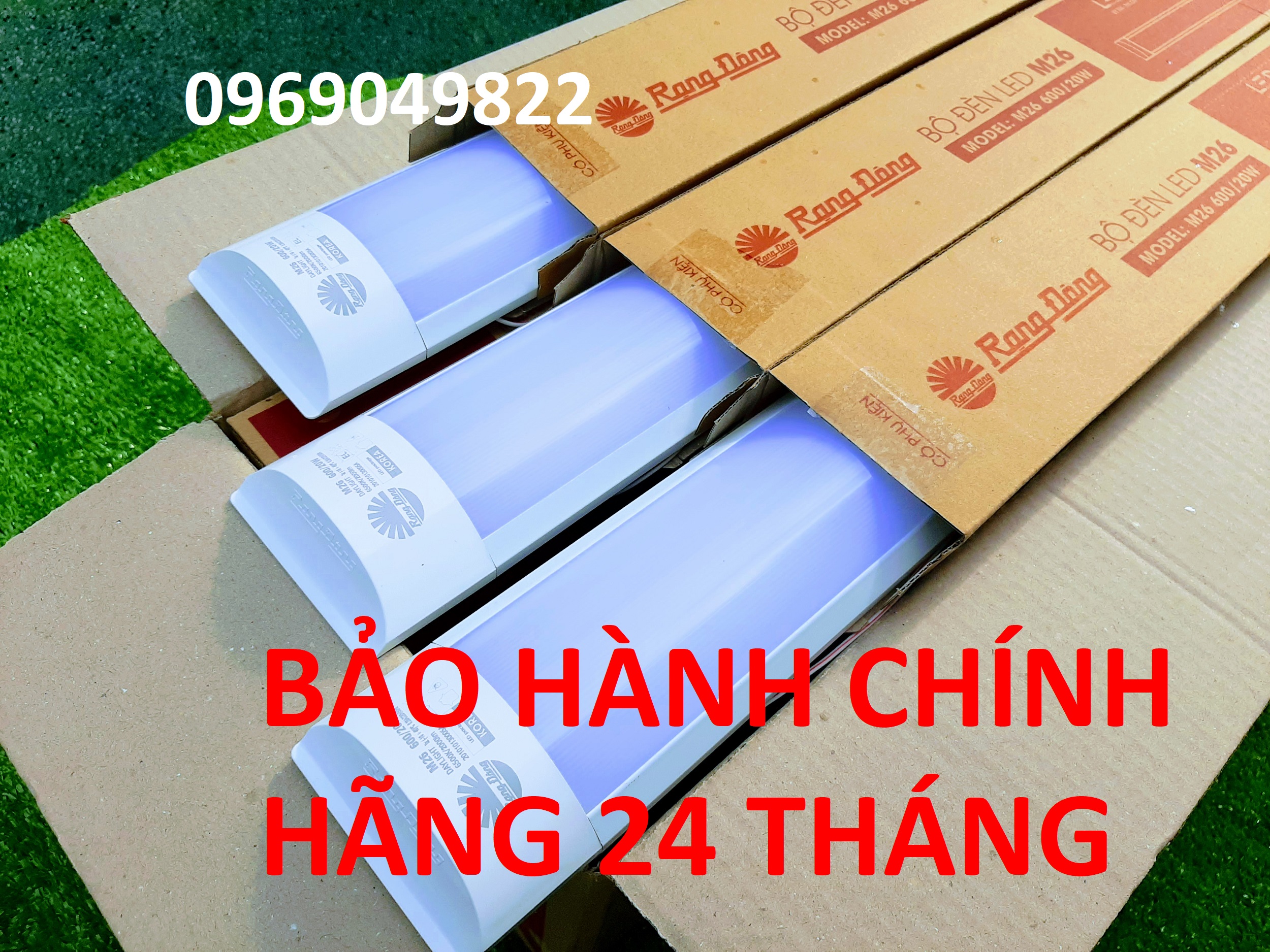 Bộ Đèn Led Bán Nguyệt Rạng Đông 60cm 0,6m M26 - 20W Ánh Sáng Trắng.