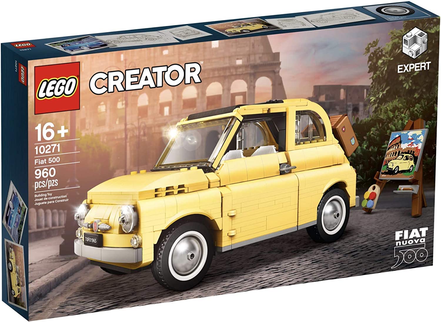 [HAPPY BRICKS] - LEGO  CREATOR EXPERT – 10271 - FIAT 500