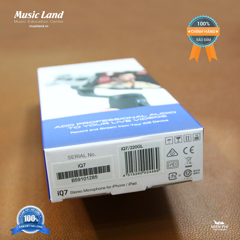 Micro Thu Âm Cho Iphone Zoom IQ7 – Chính Hãng