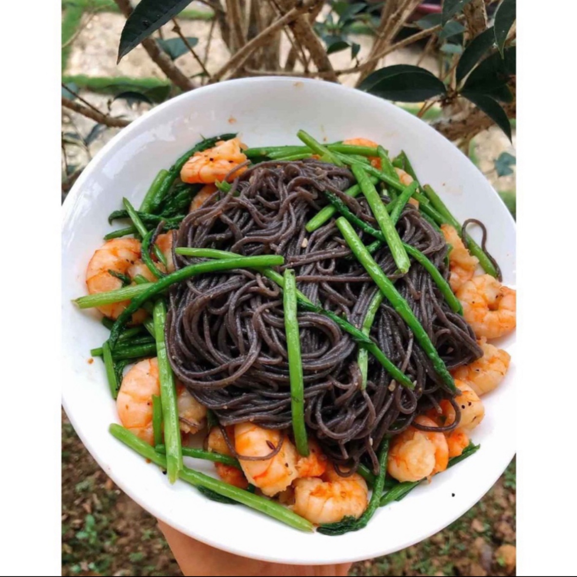 Combo mix 2 gói Bún lứt đen + đỏ Hoàng Minh (500gr/gói)