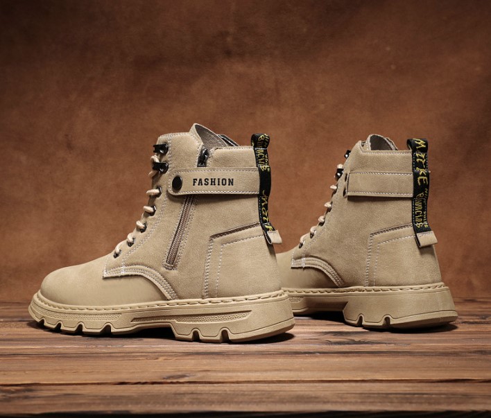 Giày Boot Nam Màu Cát MARTIN SGS GN349