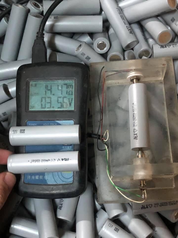 Khối pin 3S 2P không mạch Pin 18650 điện áp 10.8V - 12.6V